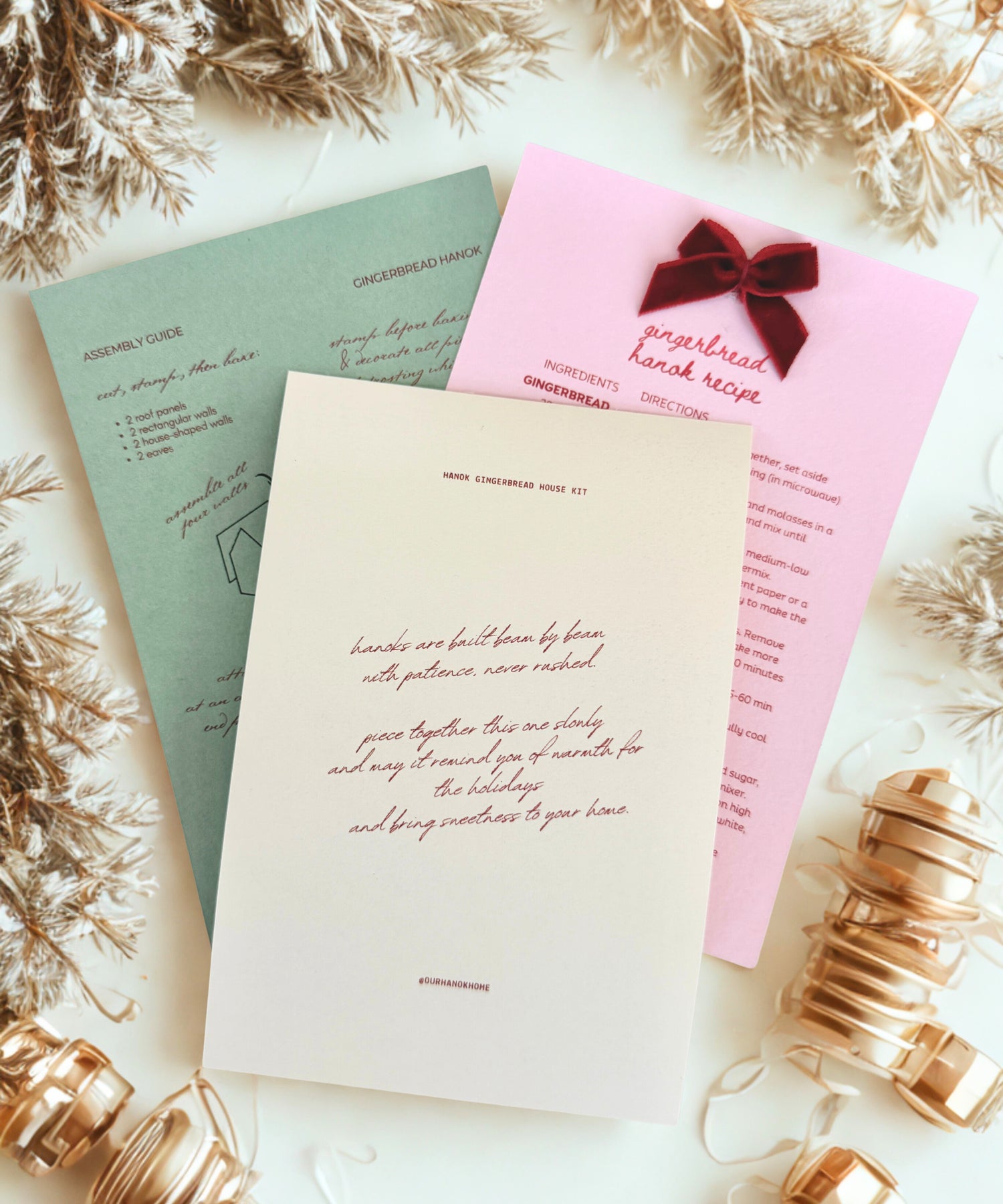 Hanok Gingerbread House Kit