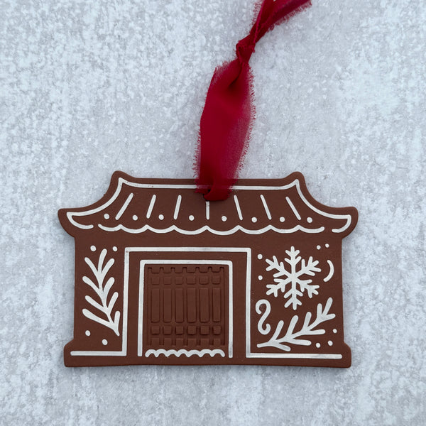 Hanok Gingerbread Ornament