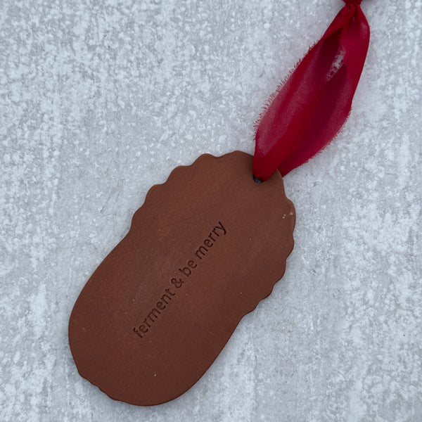 Kimchi Gingerbread Ornament