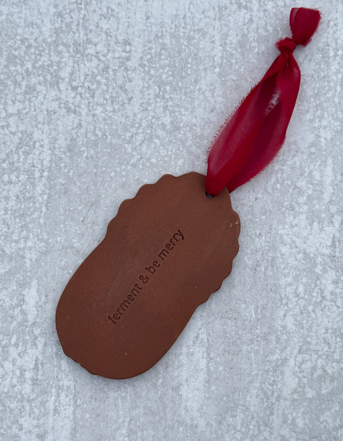 Kimchi Gingerbread Ornament