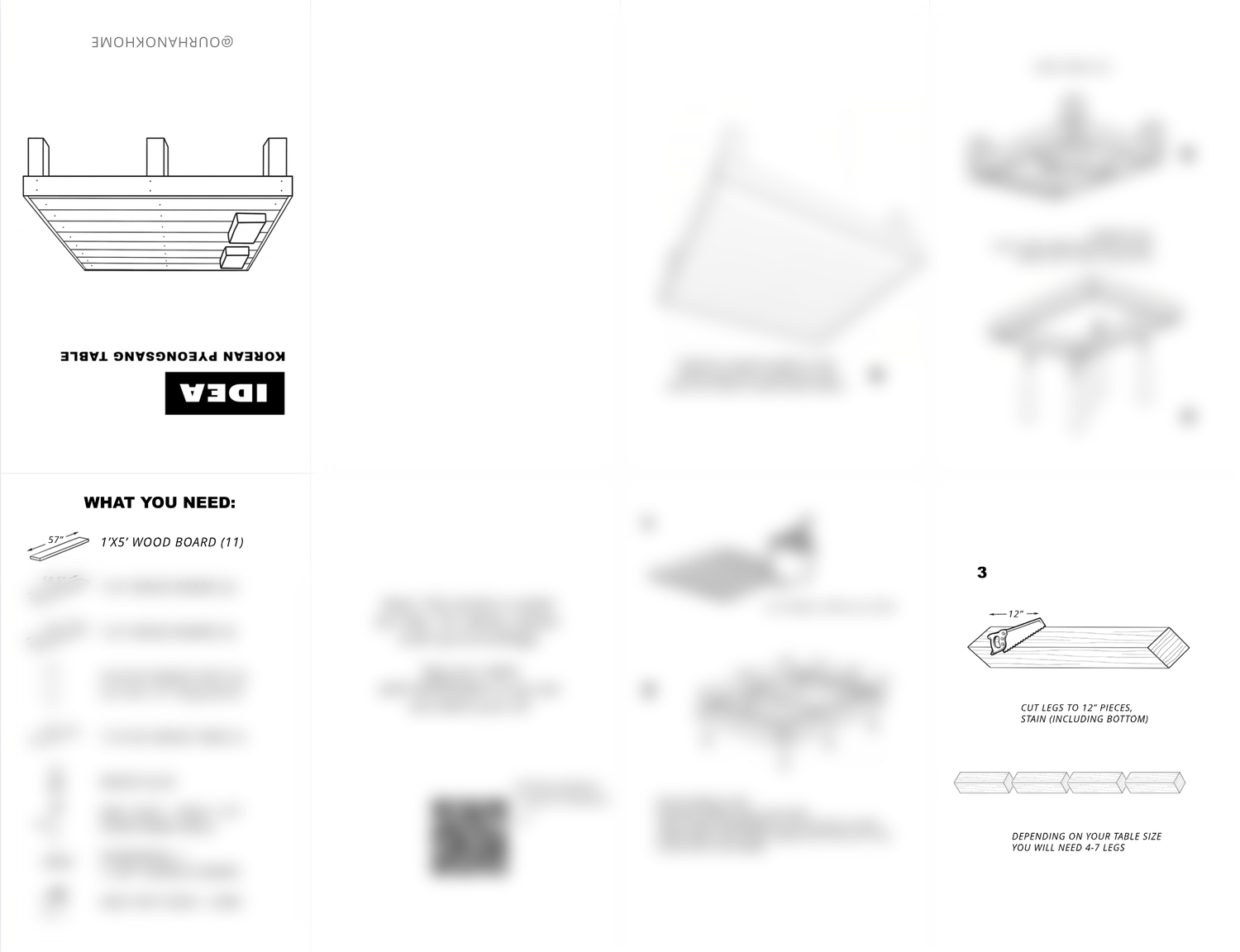 Korean Table Guide (download only)